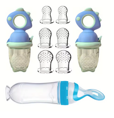 Premium Silicone Baby Feeding Set – Safe, Mess-Free & Perfect for First Weaning