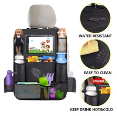 Car Seat Back Organizer – Keep Toys, Snacks & Essentials Neatly Stored on Every Journey