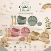 Silicone Baby Feeding Set – Safe, Mess-Free Mealtime for Your Little One