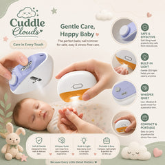 Gentle Baby Electric Nail Trimmer – Safe, Smooth Nail Care in Seconds