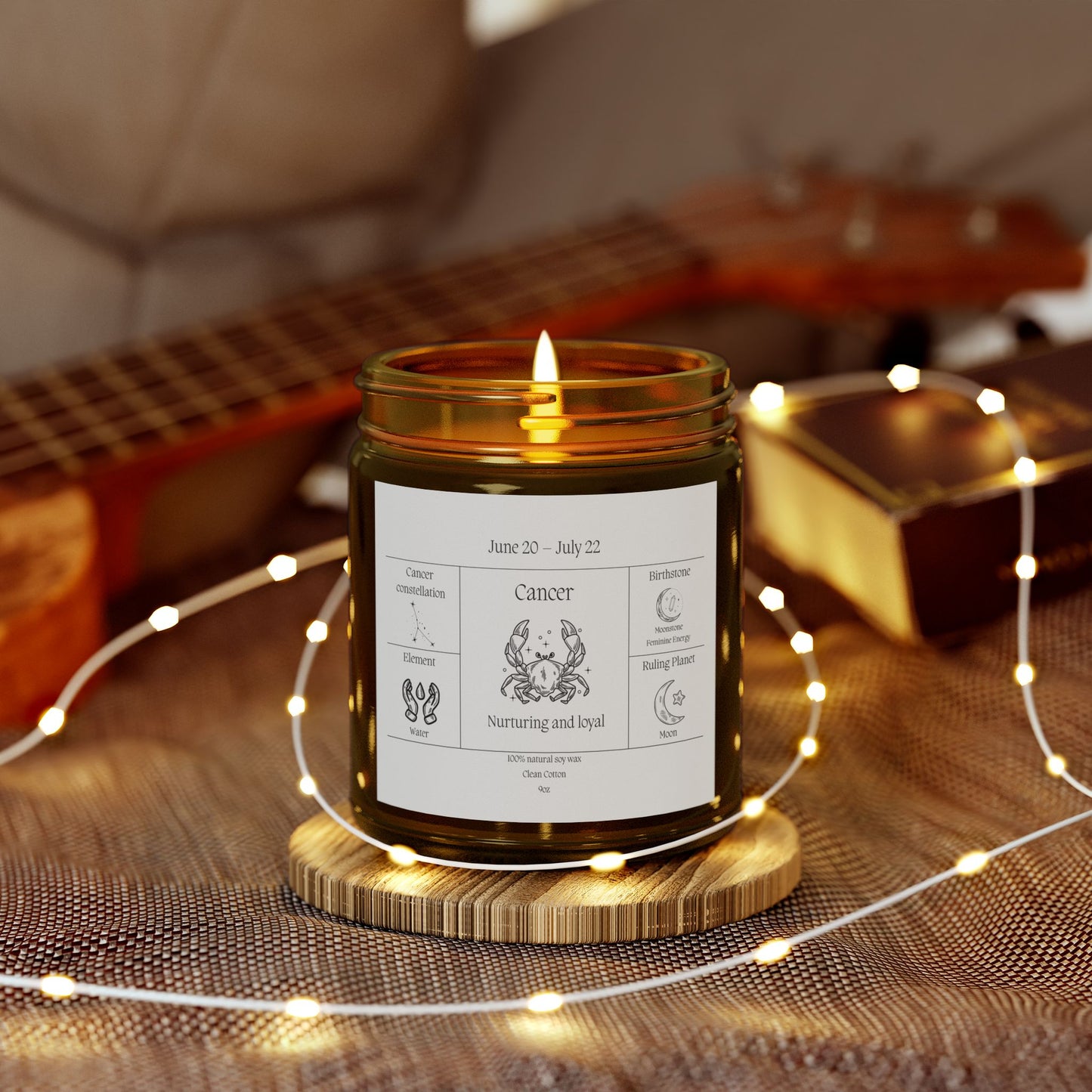 Cancer Zodiac Signs Scented Candles