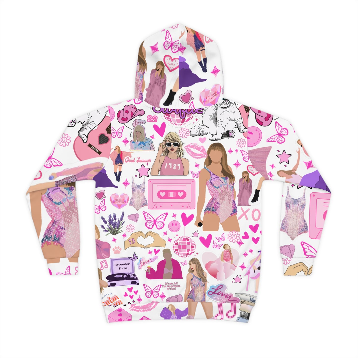 Taylor Inspired Kids Pajama Hoodie | Swifty Pajama | Taylor Bedding | Swiftys TS gift idea | Taylor gifts | Swift Pajama