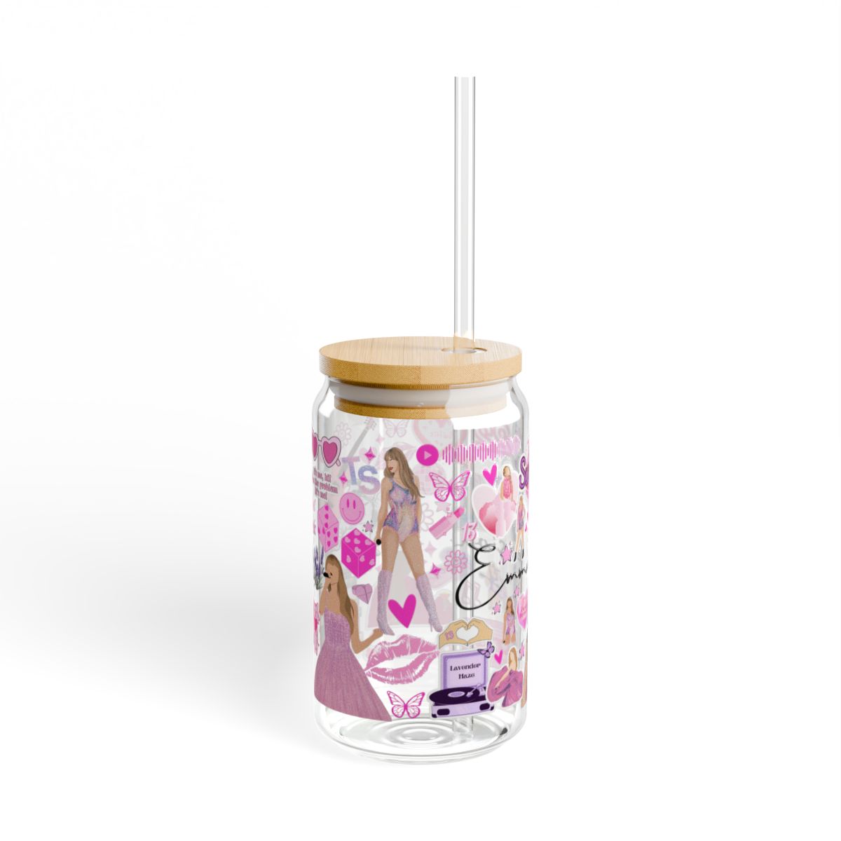 Personalized Eras Sipper Glass | Taylor Inspired Tumbler | Swifty Tumbler |  Swiftys TS gift idea