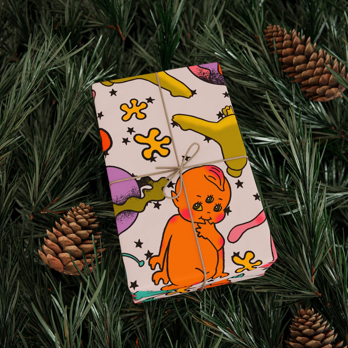 Alien Kewpie Wrapping Papers