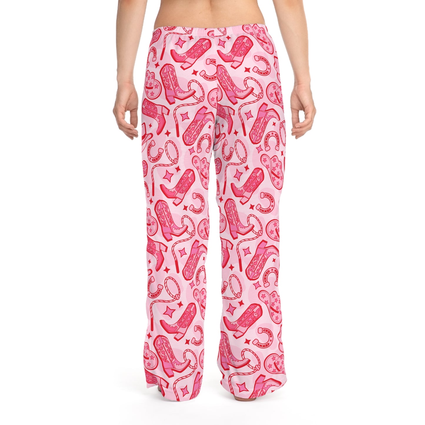 Pink Cowboy Women's Pajama Pants | Pink Cowgirl Women's Pajama Pants