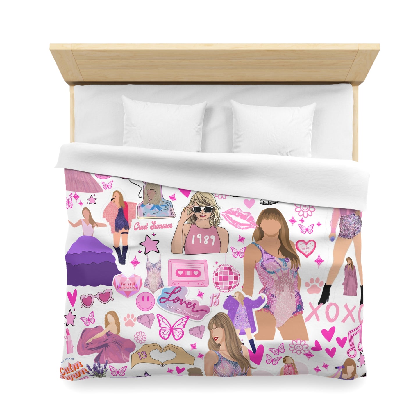 Taylor Inspired Duvet Cover | Swifty Duvet Cover | Taylor Bedding | Swiftys TS gift idea | Taylor gifts | Swift blanket