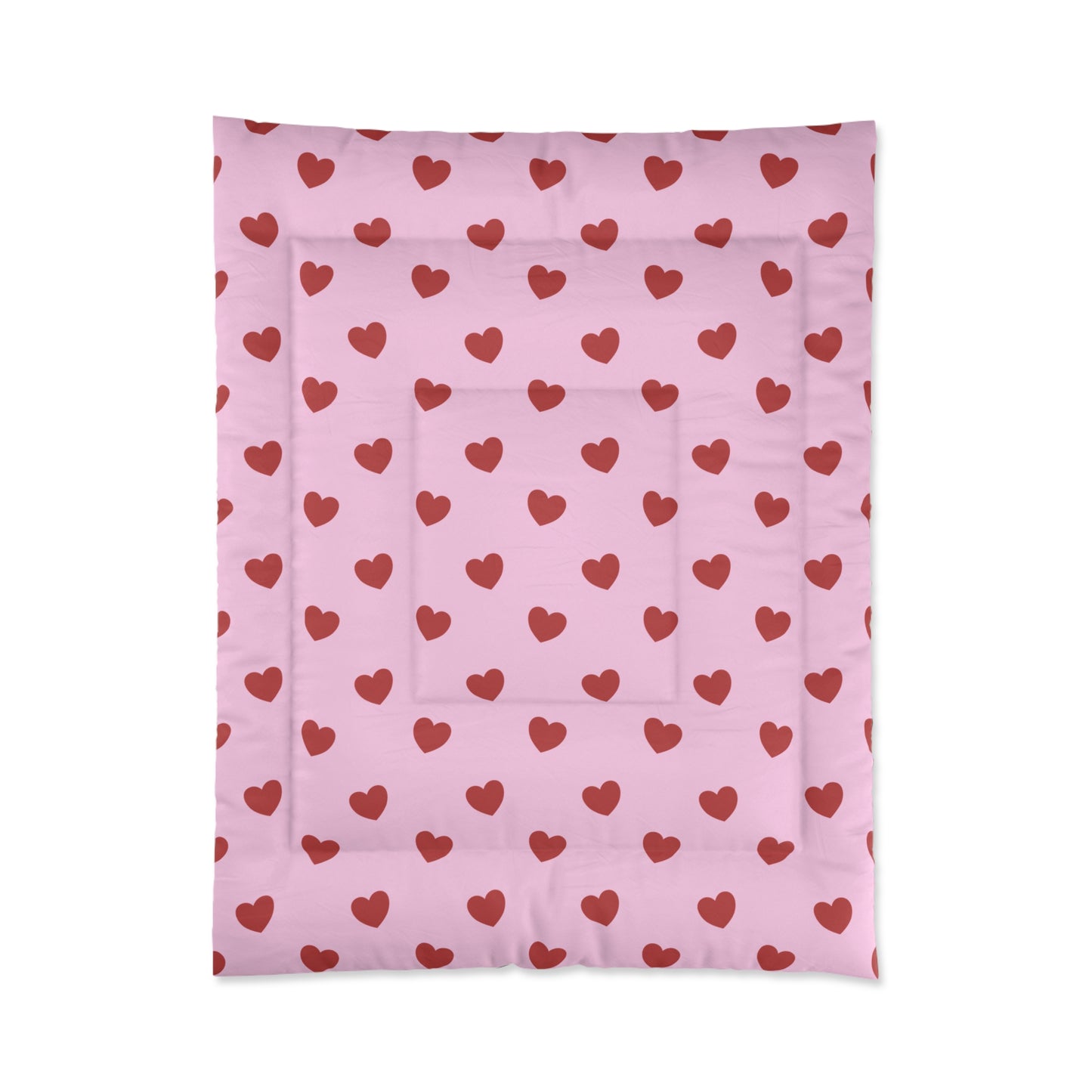 Pink Hearts Comforter