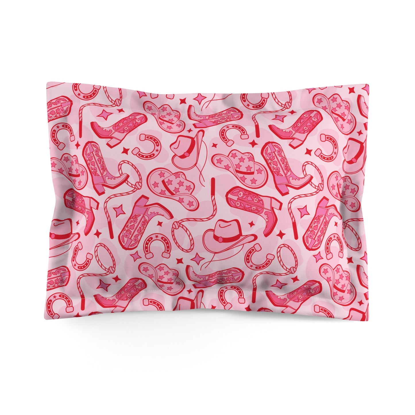 Pink Cowboy Pillowcase | Cowgirl Pillowcase | Western Decor for Bedroom