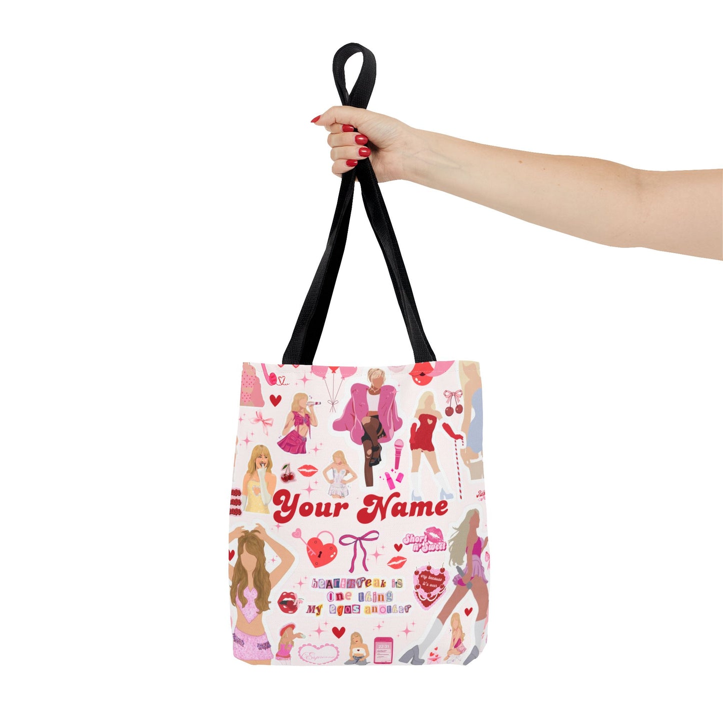 Personalized Sabrina Carpenter Tote Bag | Short n' Sweet Tour Tote Bag | Sabrina Merch | Sabrina Espresso | Please, Please, Please