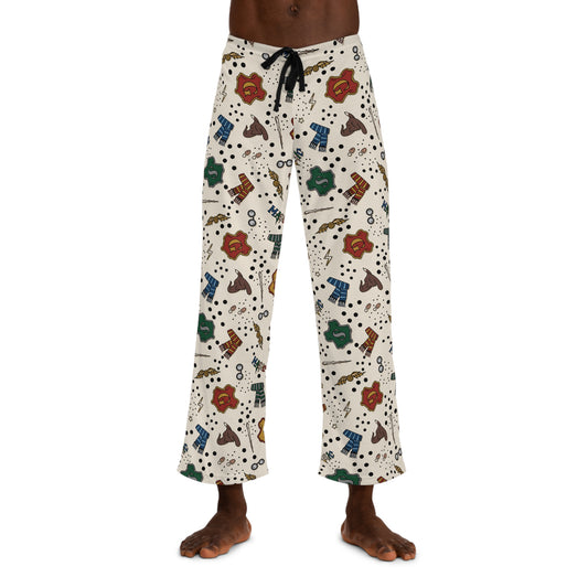 Wizard School Men’s Pajama Pants | Wizard Academy Men’s Pajama Pants | Magic School Men’s Pajama Pants | Magic lover gift