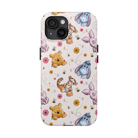 Winnie the Pooh Phone Case | Cute Bear Cover for Phone | Winnie the Pooh Piglet Tigger