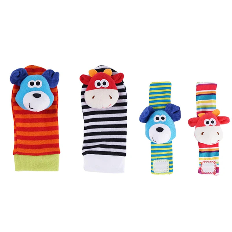 Baby Wrist Rattle & Sensory Socks – Fun, Movement & Early Development in Every Kick
