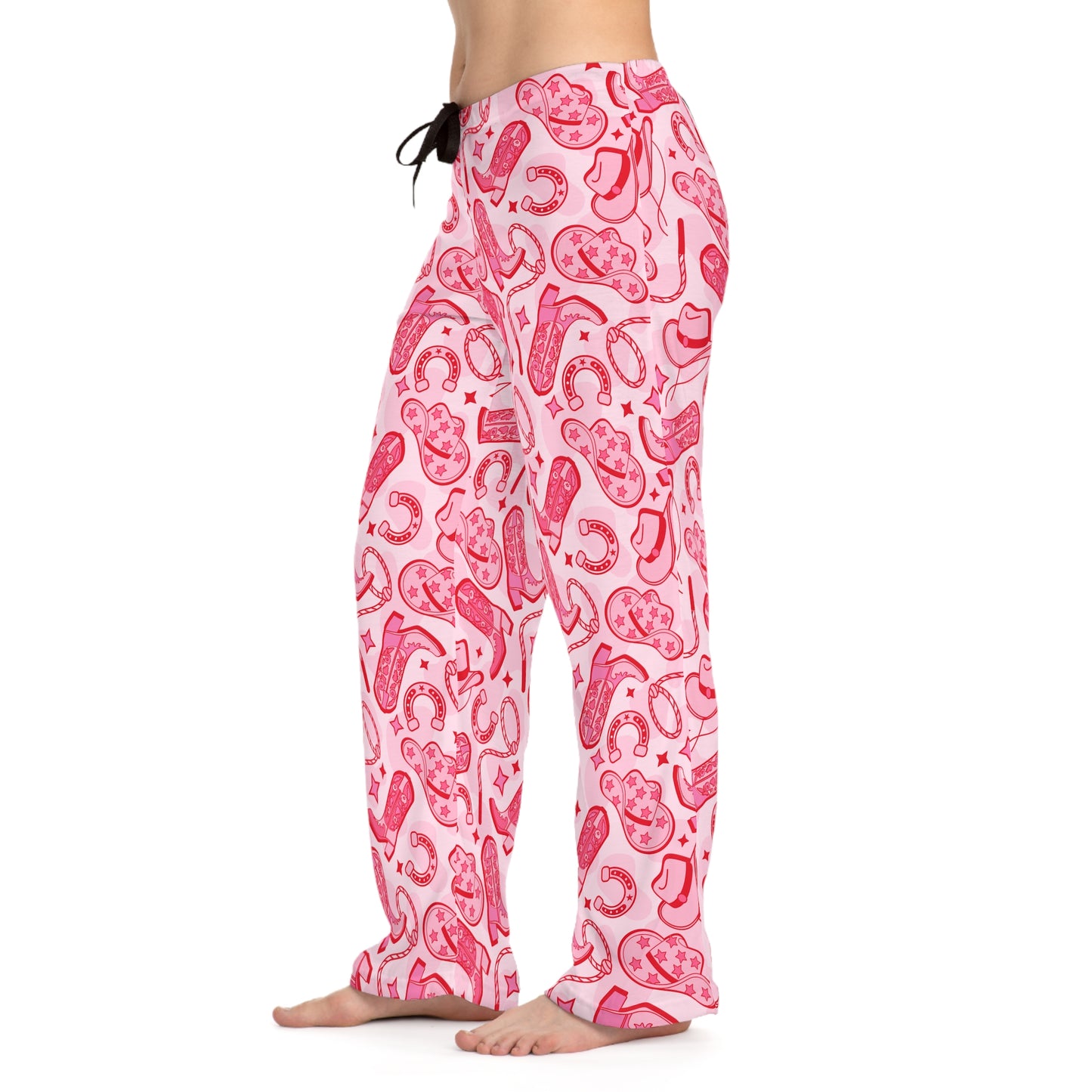 Pink Cowboy Women's Pajama Pants | Pink Cowgirl Women's Pajama Pants