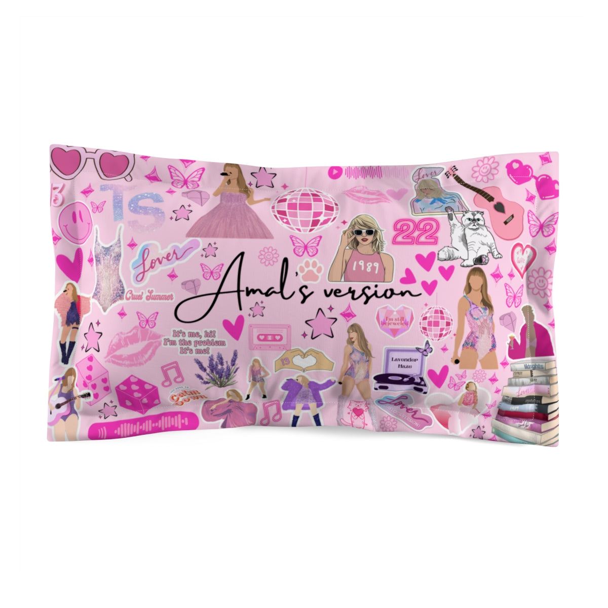 Personalized Taylor Inspired Pillowcase | Swifty Pillowcase | Taylor Bedding | Swiftys TS gift idea | Taylor gifts | Swift Pillowcase