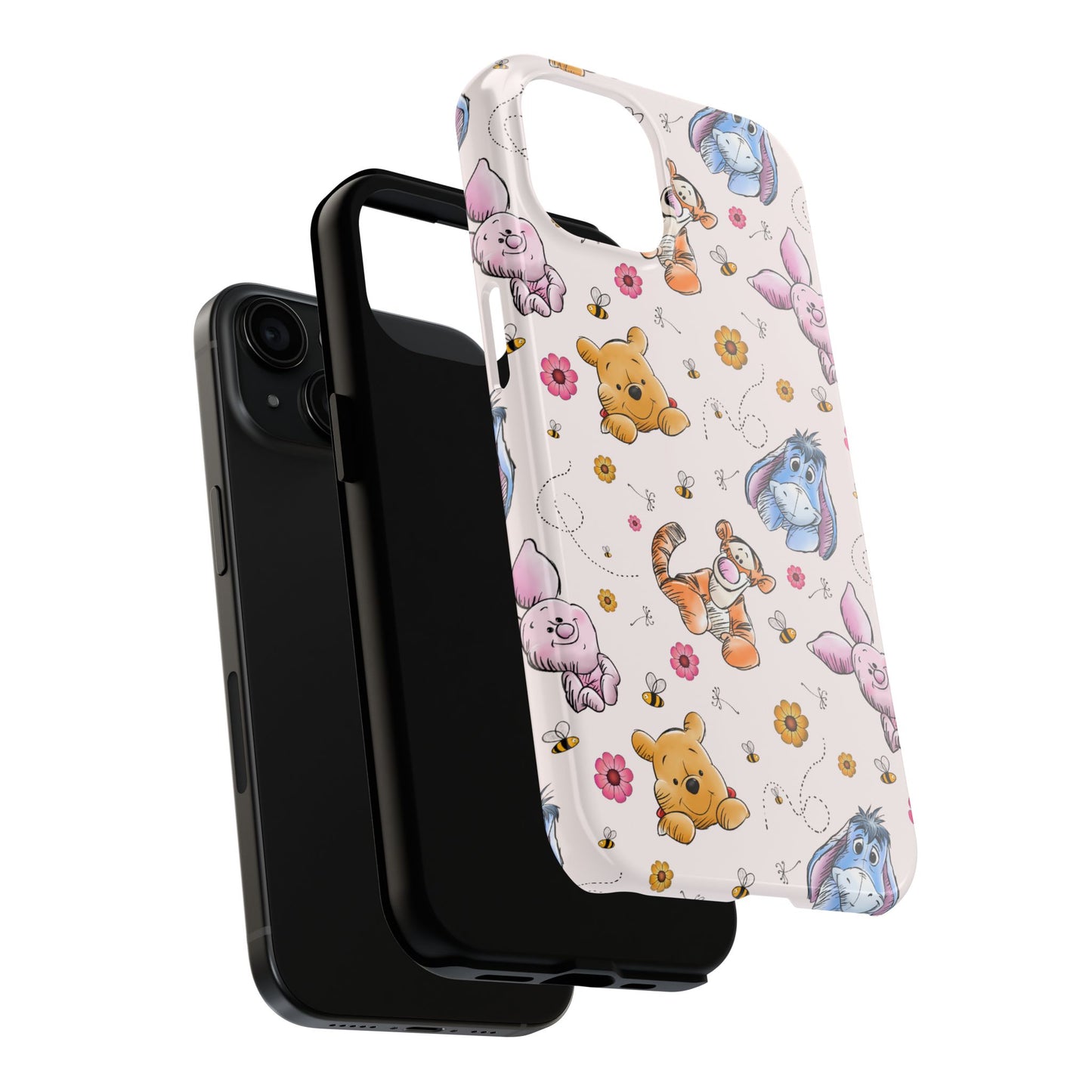 Winnie the Pooh Phone Case | Cute Bear Cover for Phone | Winnie the Pooh Piglet Tigger