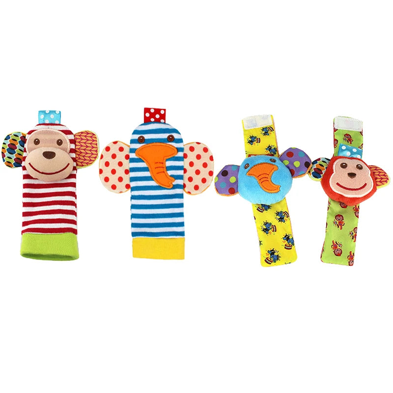 Baby Wrist Rattle & Sensory Socks – Fun, Movement & Early Development in Every Kick