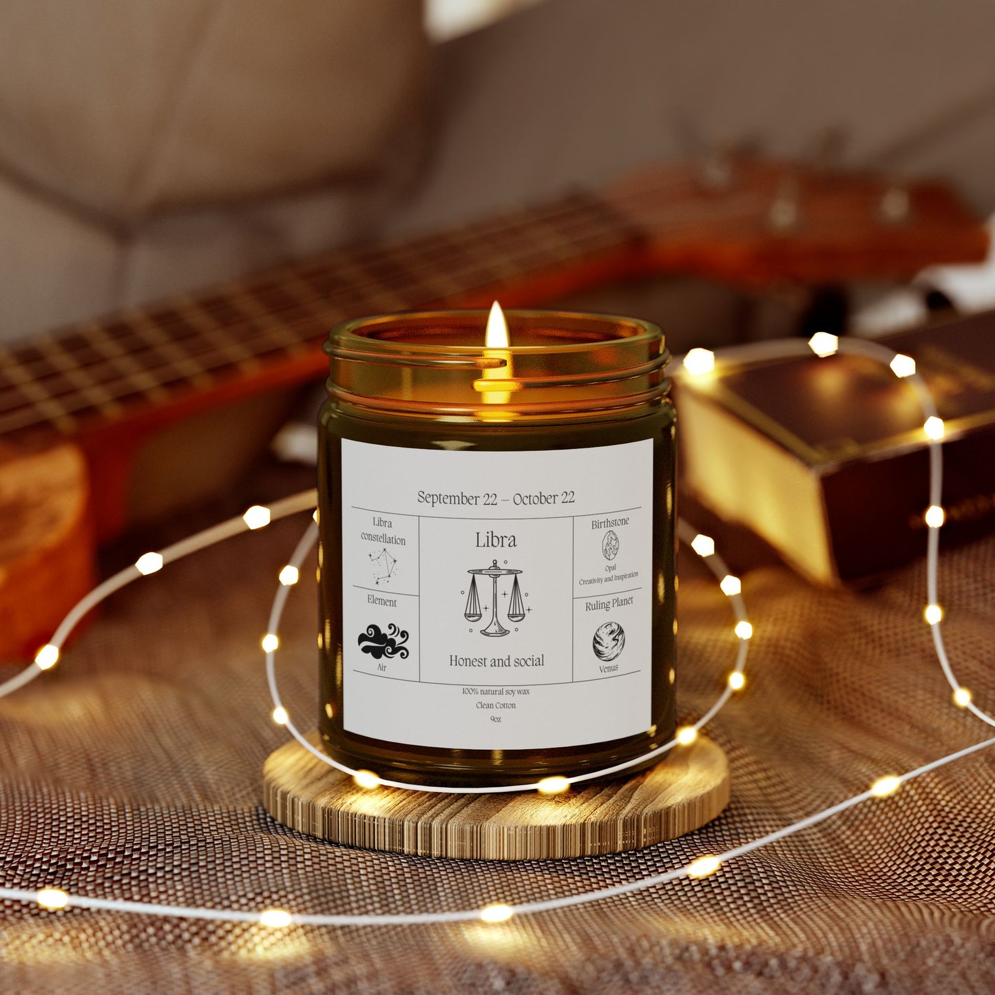 Libra Zodiac Signs Scented Candles