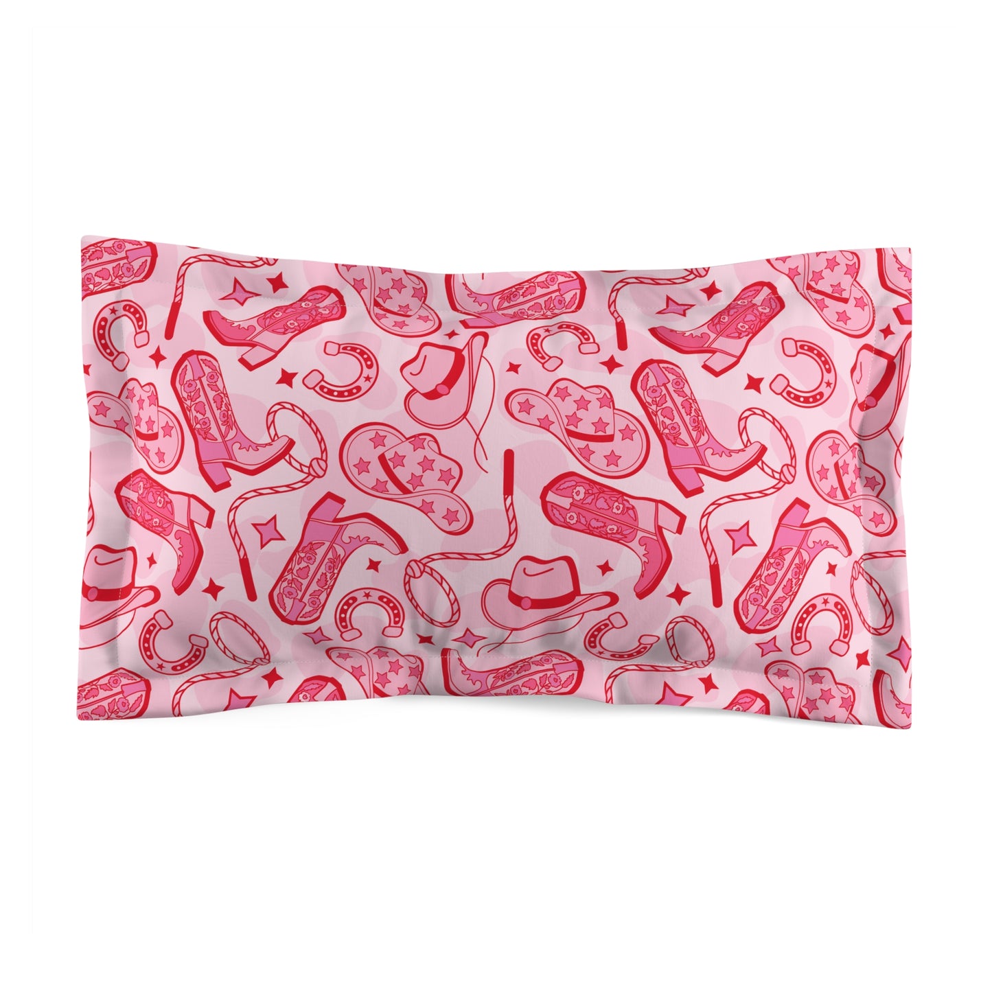 Pink Cowboy Pillowcase | Cowgirl Pillowcase | Western Decor for Bedroom