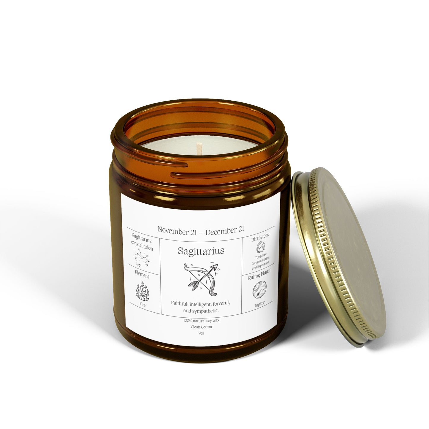 Sagittarius Zodiac Signs Scented Candles