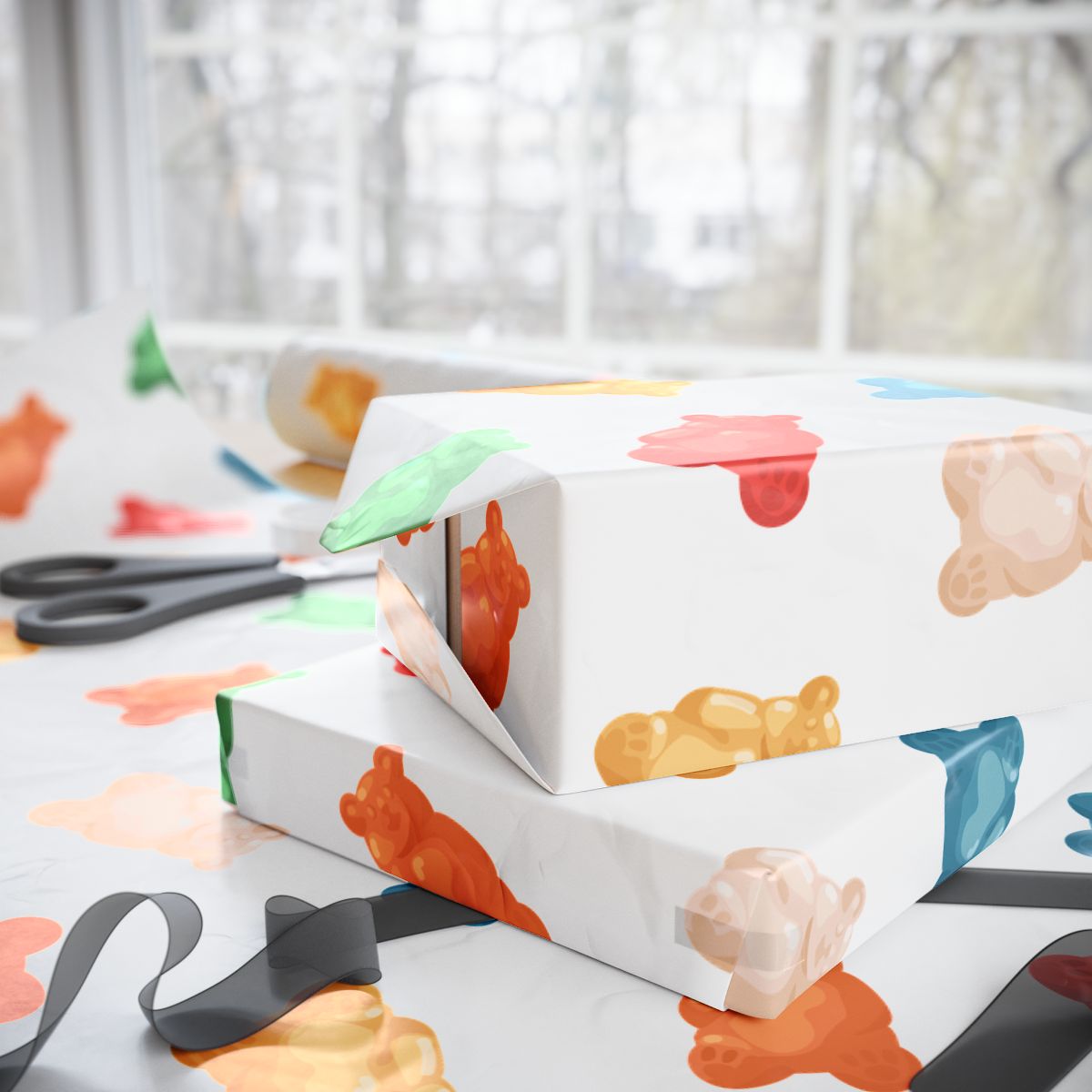 Gummy Bear Wrapping Papers