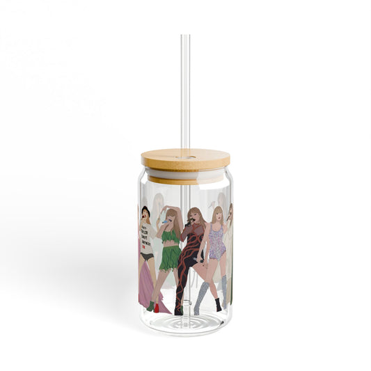 Eras Sipper Glass | Taylor Inspired Tumbler | Swifty Tumbler |  Swiftys TS gift idea | Taylor Merch