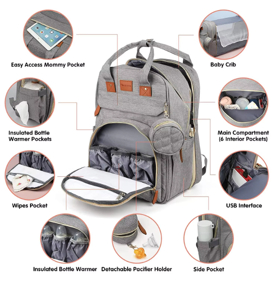 Baby Diaper Backpack