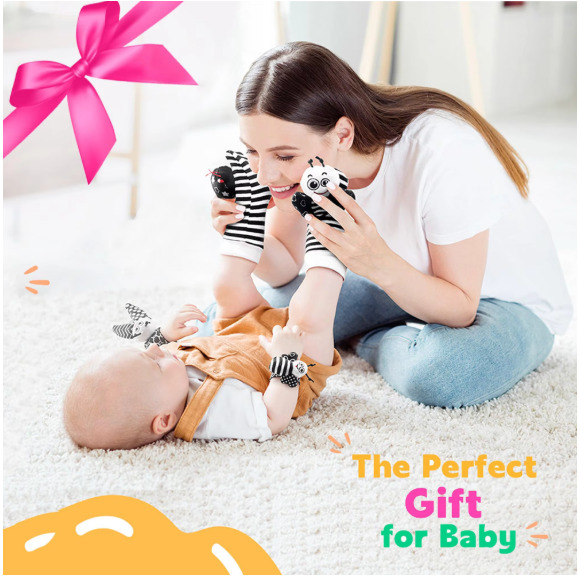 Baby Wrist Rattle & Sensory Socks – Fun, Movement & Early Development in Every Kick