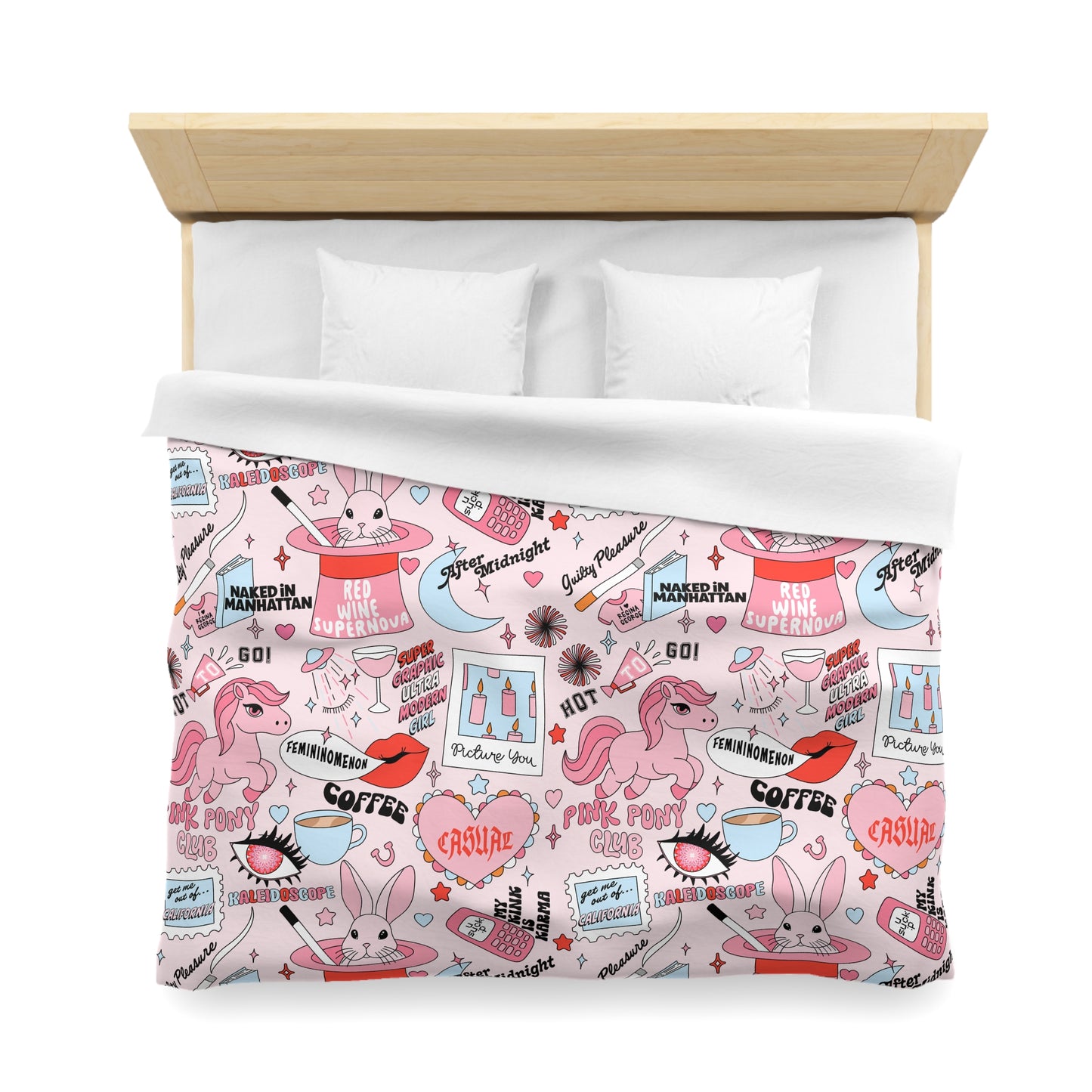 Chappell inspired Duvet Cover | Pink pony Club Duvet Cover | Midwest Princess Tour | Y2k Duvet Cover