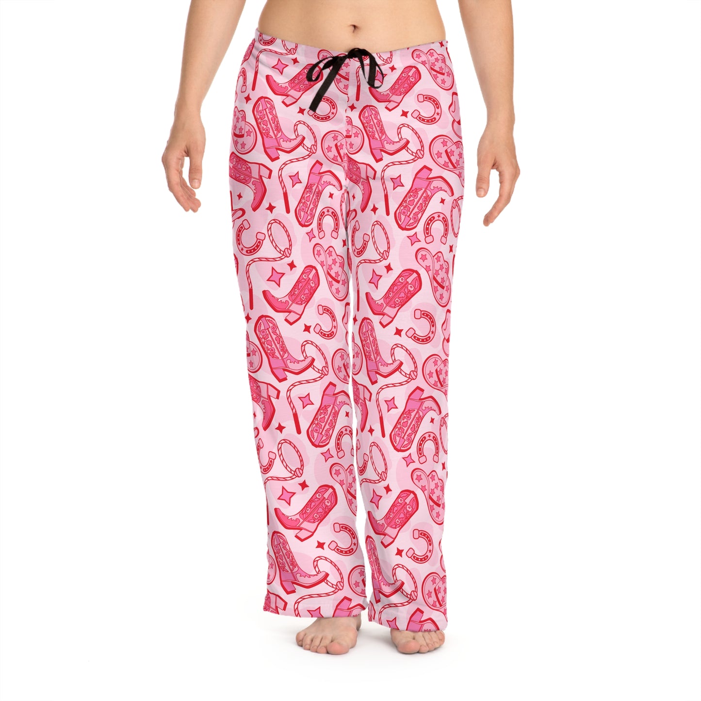 Pink Cowboy Women's Pajama Pants | Pink Cowgirl Women's Pajama Pants