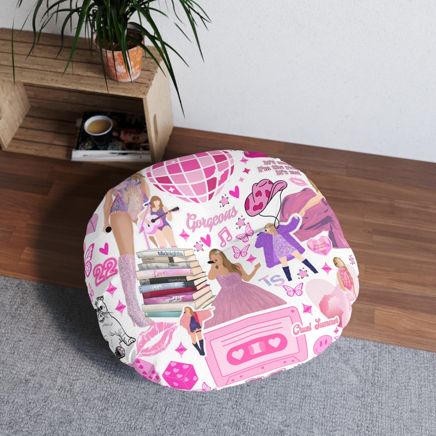 Eras Floor Pillow | Taylor Inspired Floor Pillow | Swifty Floor Pillow | Taylor Bedding | Swiftys TS gift idea | Taylor Pillow