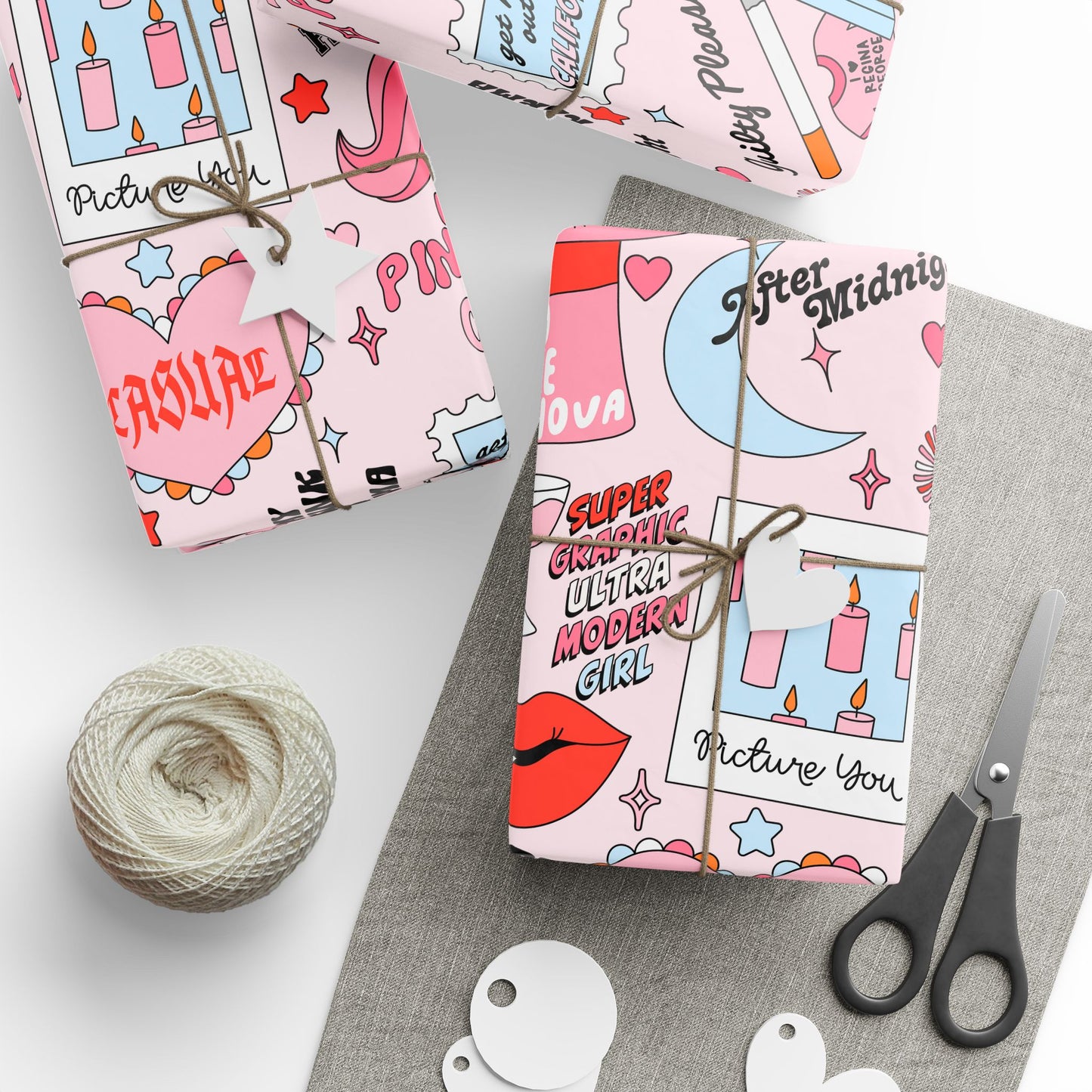 Chappell inspired Wrapping Papers | Pink pony Club Wrapping Papers | Midwest Princess Tour | Y2k Wrapping Papers