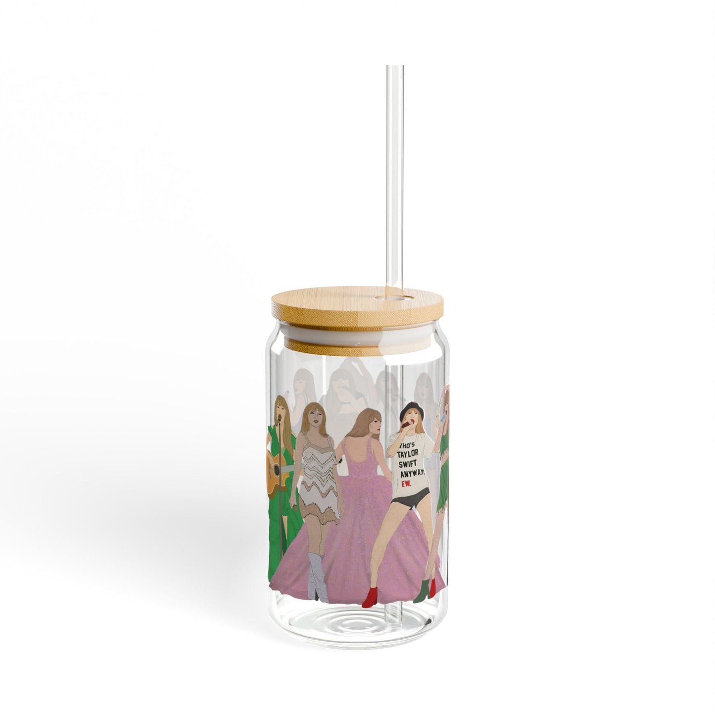 Eras Sipper Glass | Taylor Inspired Tumbler | Swifty Tumbler |  Swiftys TS gift idea | Taylor Merch