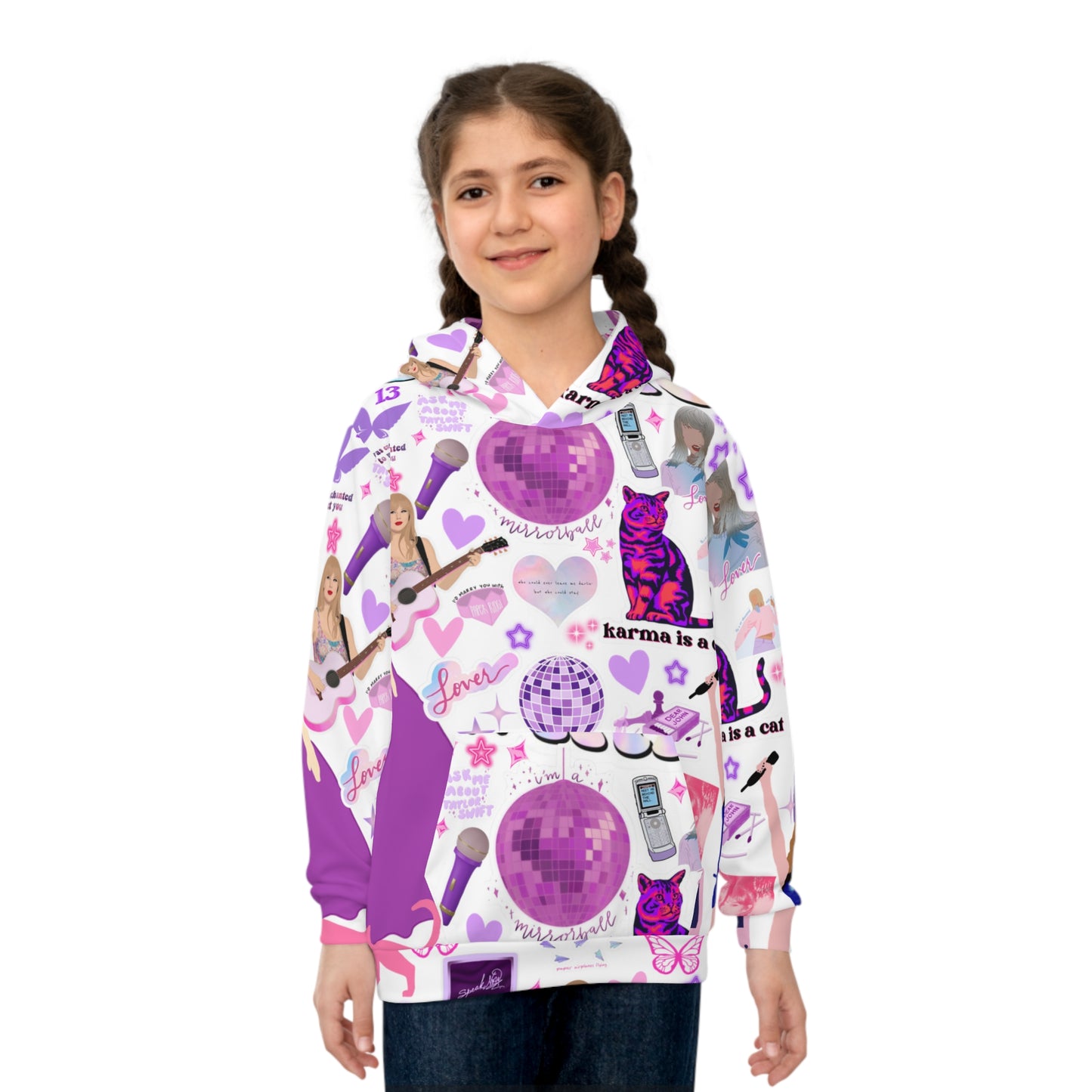 Taylor Inspired Kids Pajama Hoodie | Swifty Pajama | Taylor Bedding | Swiftys TS gift idea | Taylor gifts | Swift Pajama