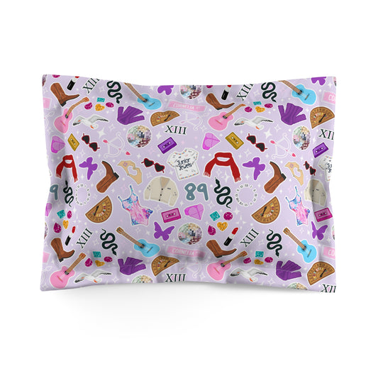 Eras Pattern Pillowcase | Taylor Inspired Pillowcase | Swifty Pillowcase | Taylor Bedding | Swiftys TS gift idea