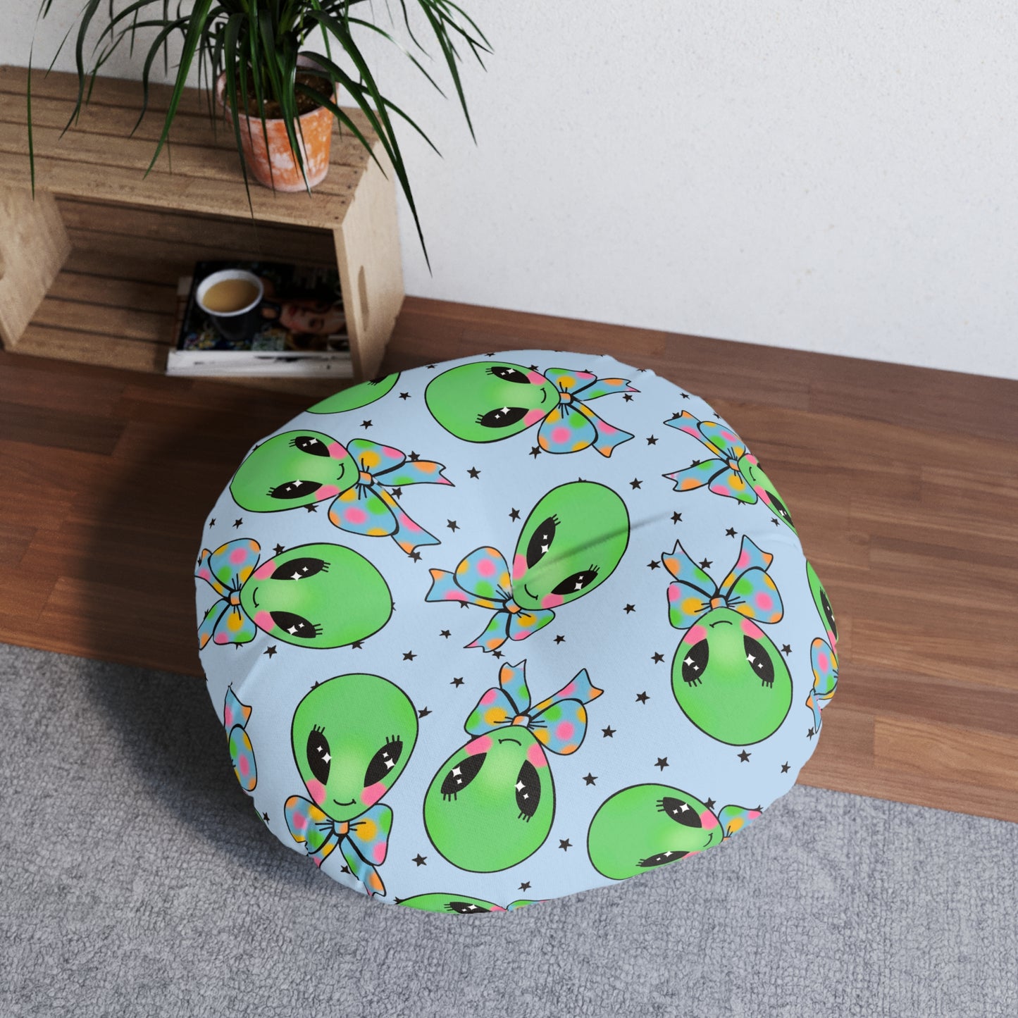 Alien Floor Pillow | y2k Pillow