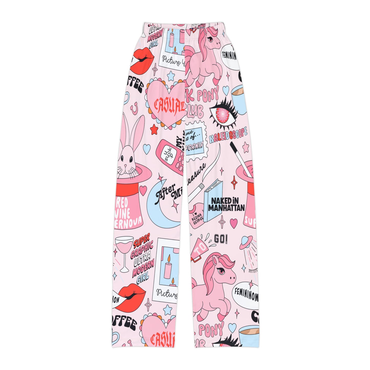 Chappell Inspired Kids Pajama Pants | Pink Pony Club kids Pajama Pants | Midwest Princess Tour | Y2K Pajama