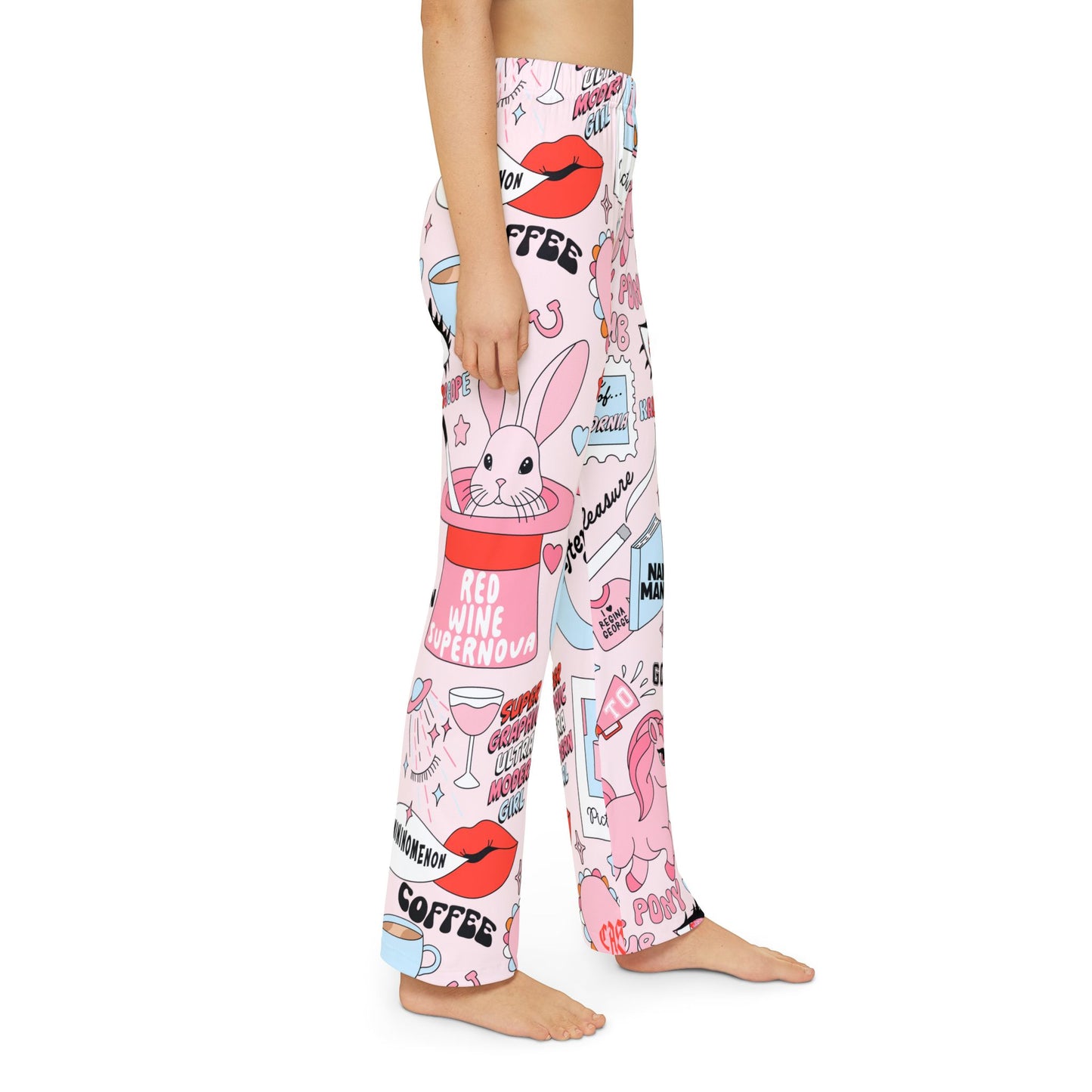 Chappell Inspired Kids Pajama Pants | Pink Pony Club kids Pajama Pants | Midwest Princess Tour | Y2K Pajama