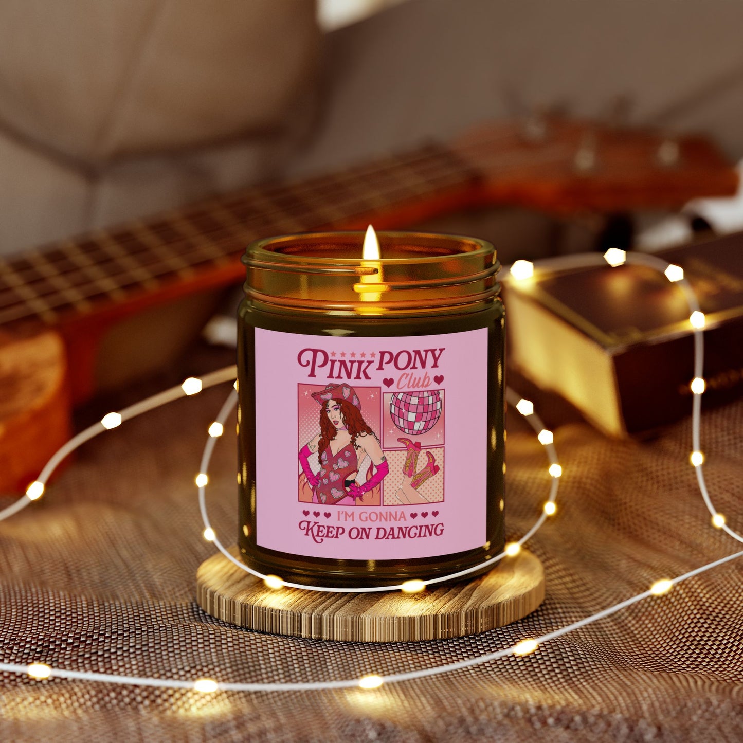 Chappell inspired Candle | Pink pony Club Candle | Midwest Princess Tour | Y2k Candle