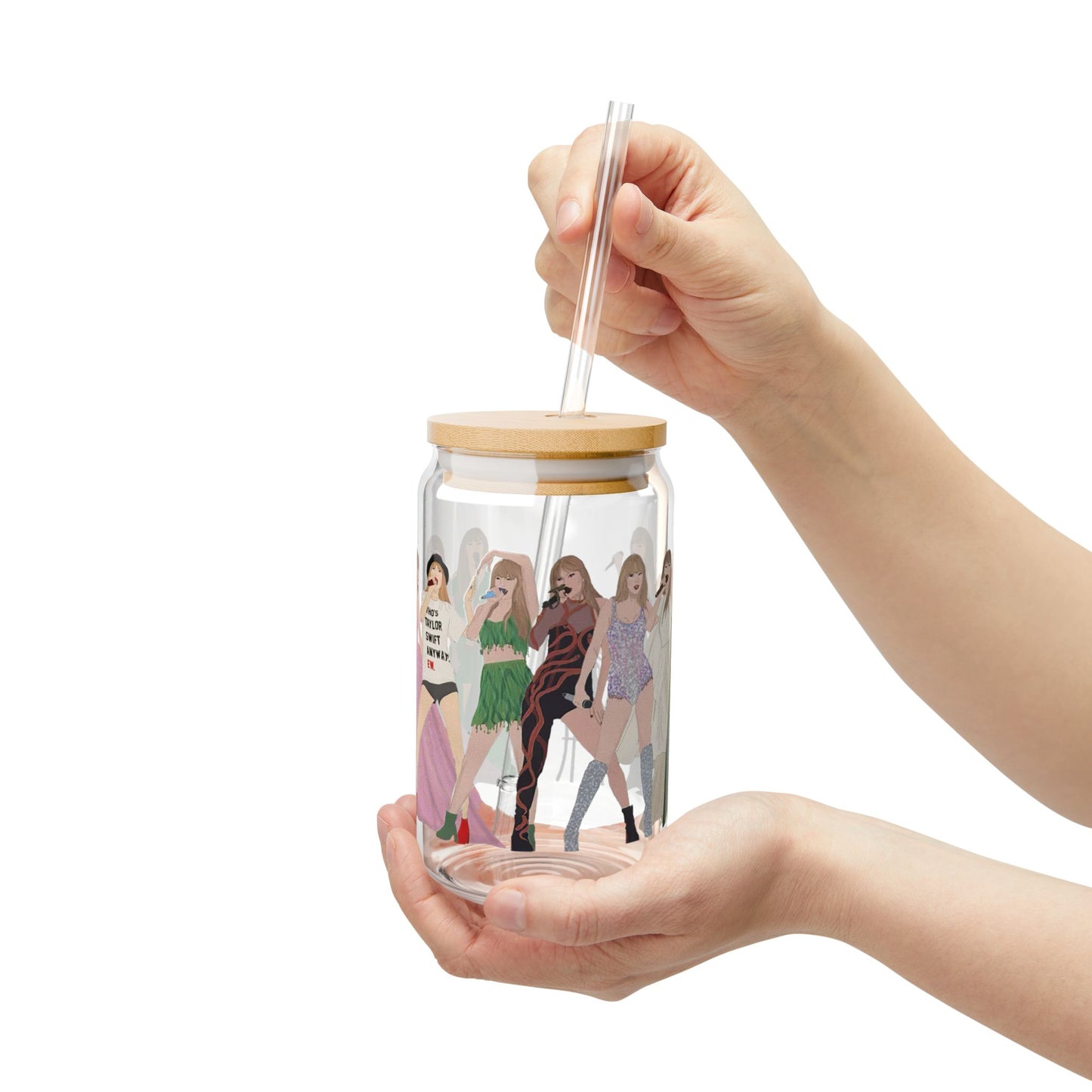 Eras Sipper Glass | Taylor Inspired Tumbler | Swifty Tumbler |  Swiftys TS gift idea | Taylor Merch