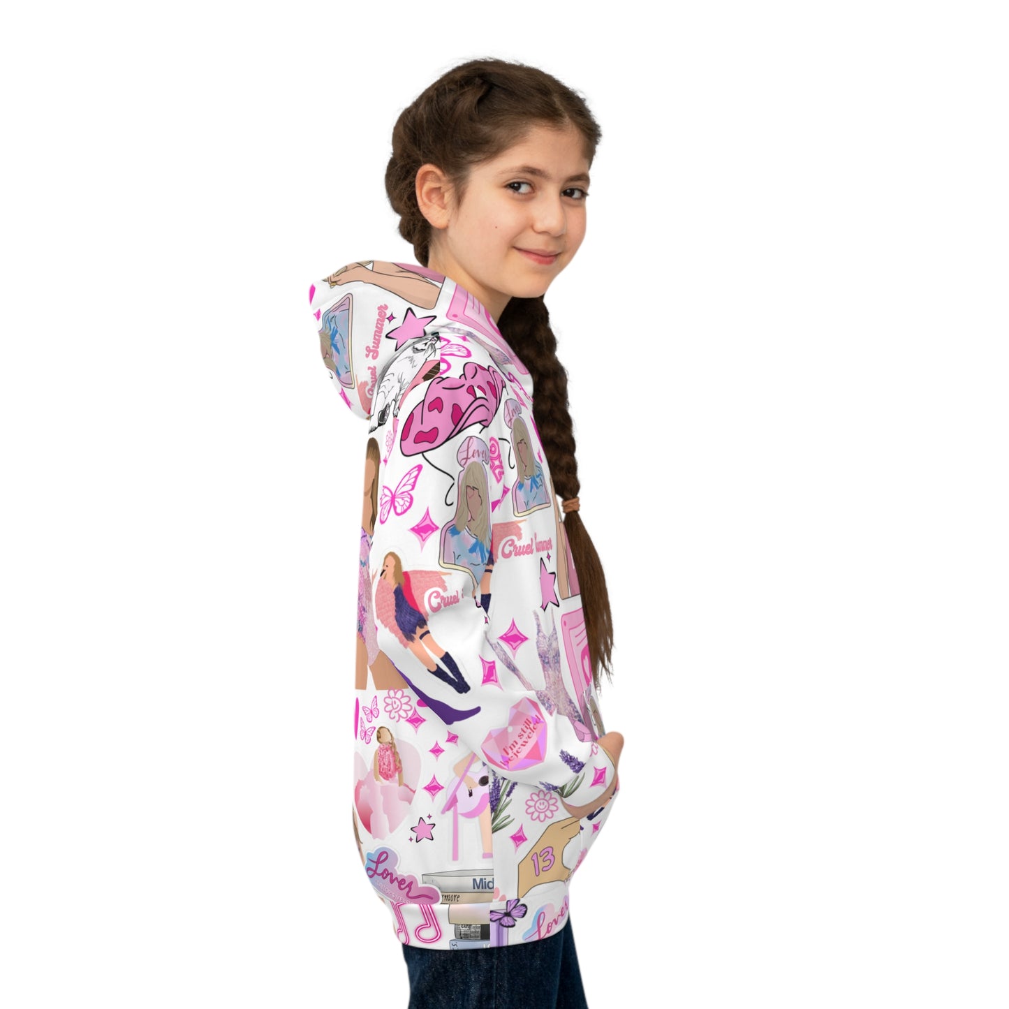 Taylor Inspired Kids Pajama Hoodie | Swifty Pajama | Taylor Bedding | Swiftys TS gift idea | Taylor gifts | Swift Pajama