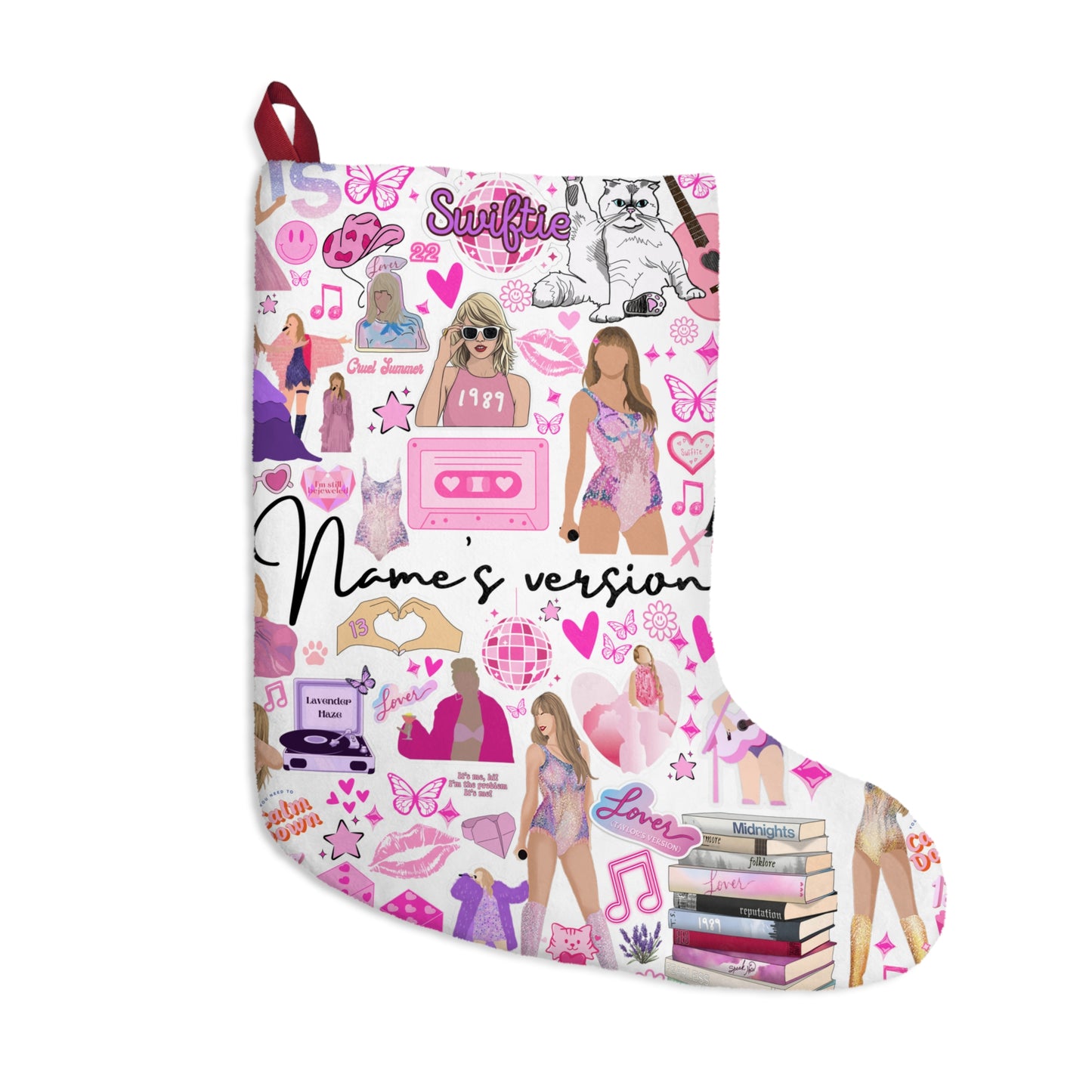 Personalized Eras Christmas Stockings | Taylor Inspired Christmas Stockings | Swifty Christmas Stockings | Taylor Christmas Stockings | Swiftys TS gift idea