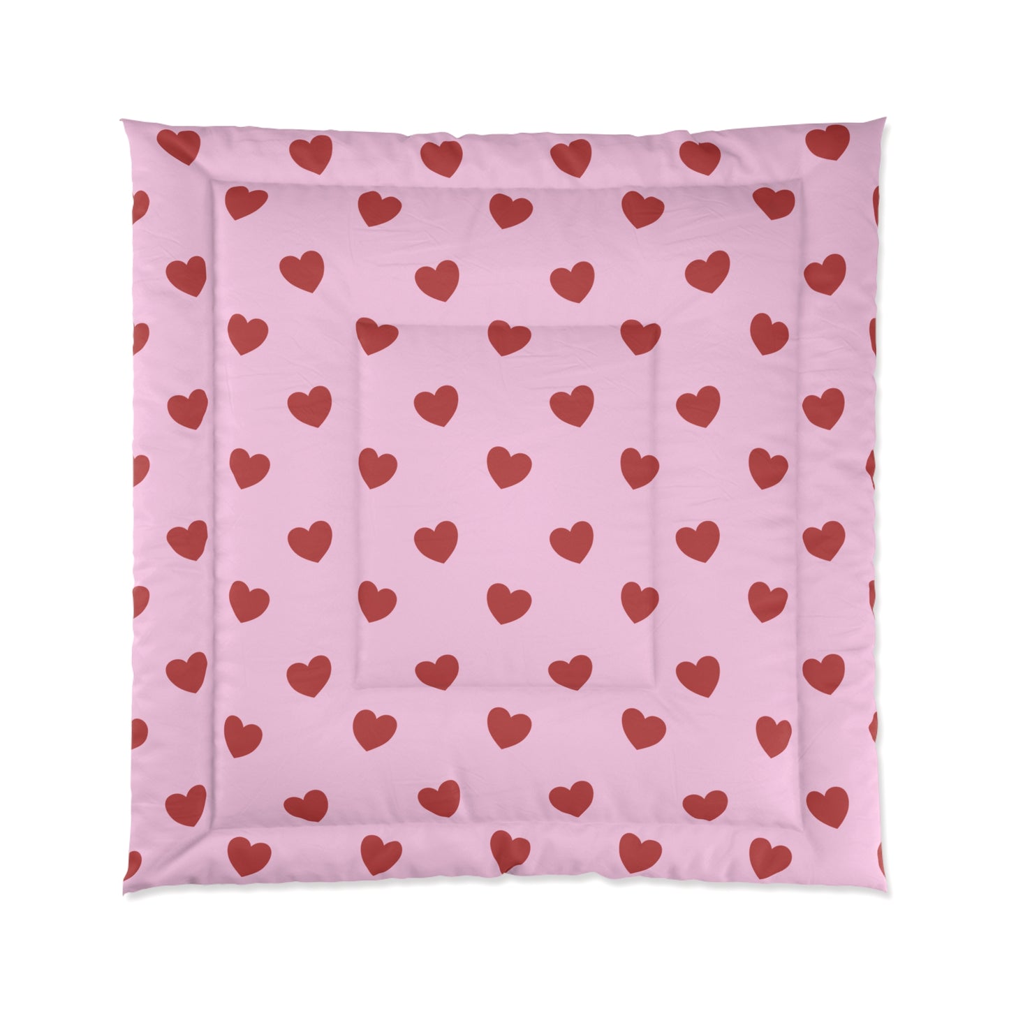 Pink Hearts Comforter