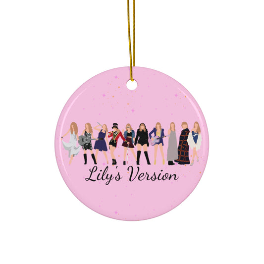 Personalized Taylor Christmas Ornament | Christmas Ornament |  Swiftie Holiday Home Decor | Christmas Gift