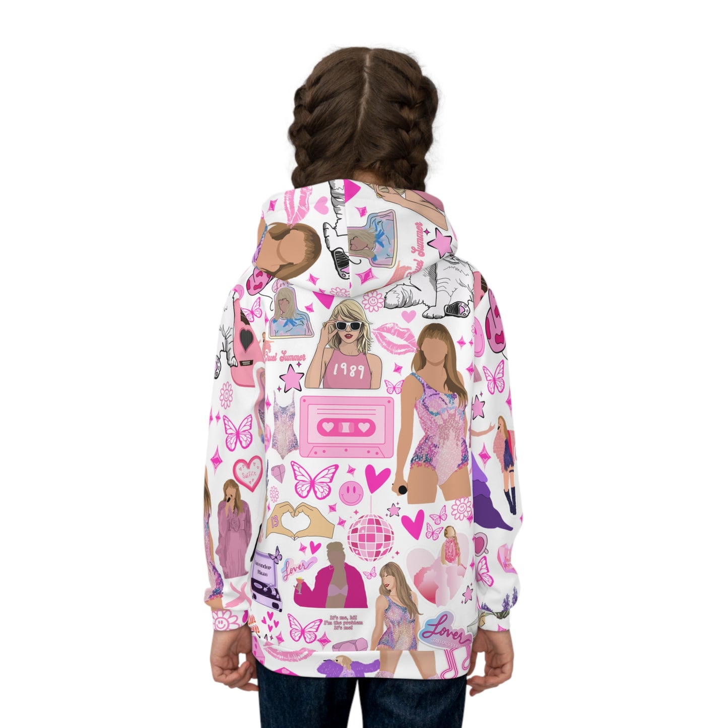 Taylor Inspired Kids Pajama Hoodie | Swifty Pajama | Taylor Bedding | Swiftys TS gift idea | Taylor gifts | Swift Pajama