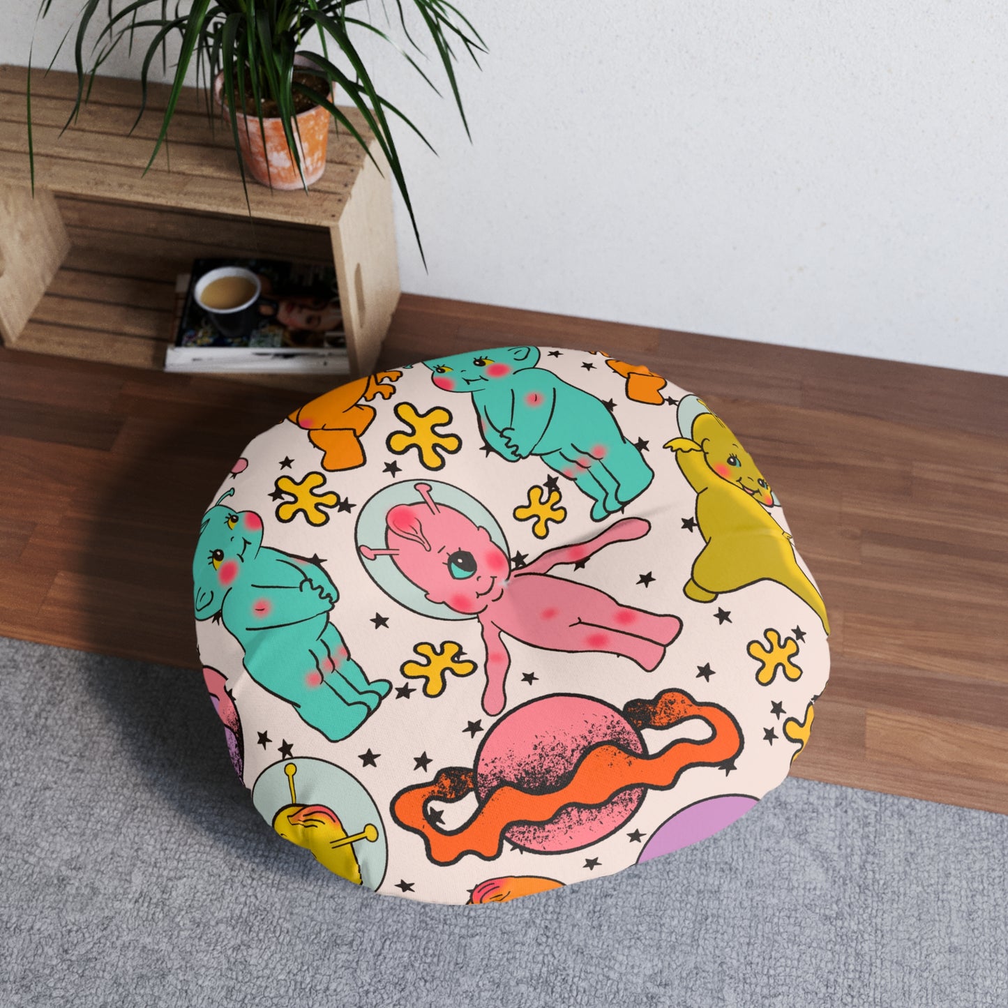 Alien Kewpie Floor Pillow | y2k Pillow