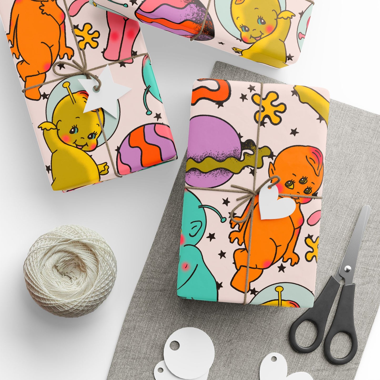 Alien Kewpie Wrapping Papers