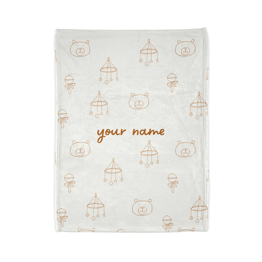 Personalized Baby Blanket | New Born Blanket | Baby Shower Blanket | Nursery Room Decor | Baby Shower Gift